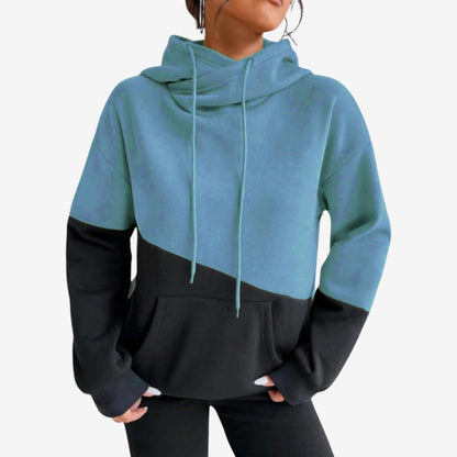 Sweat à capuche homme manches longues poche zippée