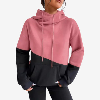 Sweat à capuche homme manches longues poche zippée