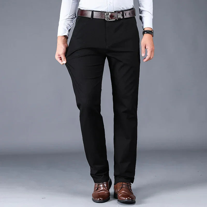 Pantalon Homme Slim Fit Noir Premium