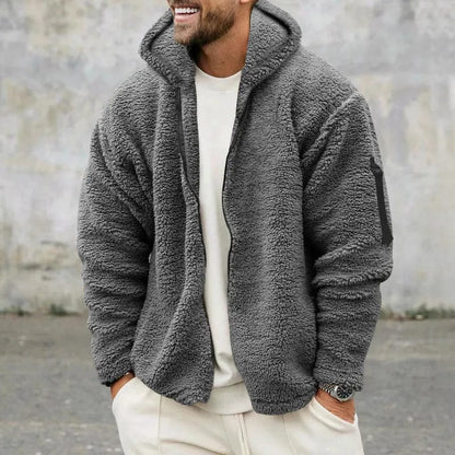 Veste D'hiver Équipée de Capuche et Poche Réfléchissante pour Homme et Femme