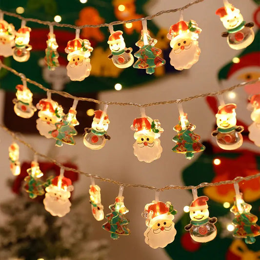 Guirlande LED de Noël Colorée et Lumineuse - PanierRoyale