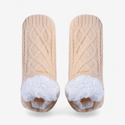 Chaussons Chauds avec Semelle Antidérapante pour Intérieur