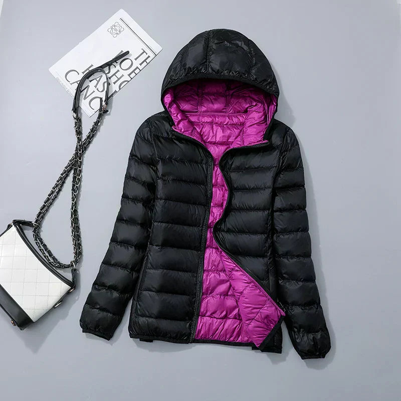 Doudoune Femme Hiver Bleu Marine