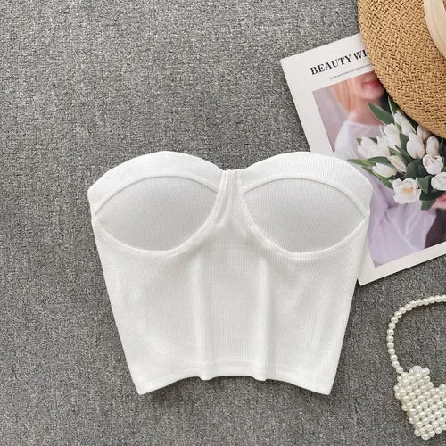 Bustier Top Push-up Corsage Féminin pour Femme