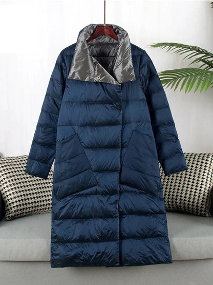 Manteau Femme Hiver Poches Carreaux Chic et Élégant - PanierRoyale