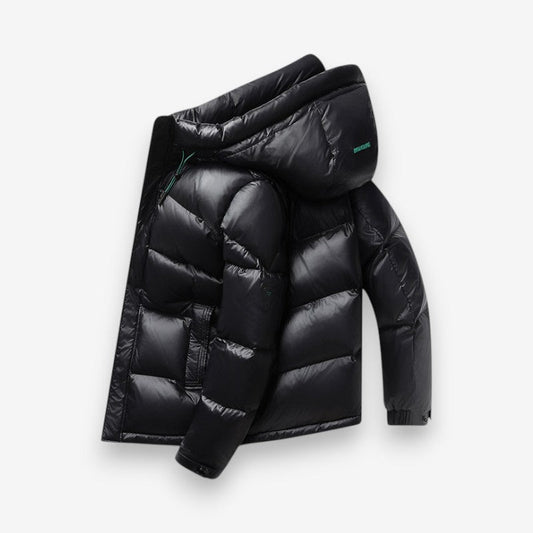 Veste Oversize à Capuche avec Poches et Fermeture Éclair - PanierRoyale