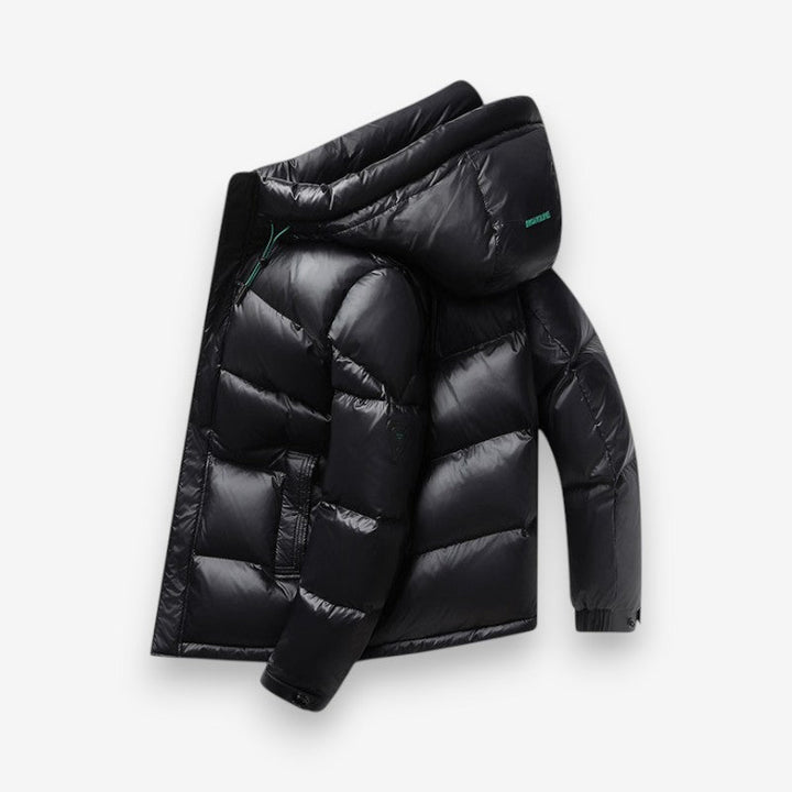 Veste Oversize à Capuche avec Poches et Fermeture Éclair
