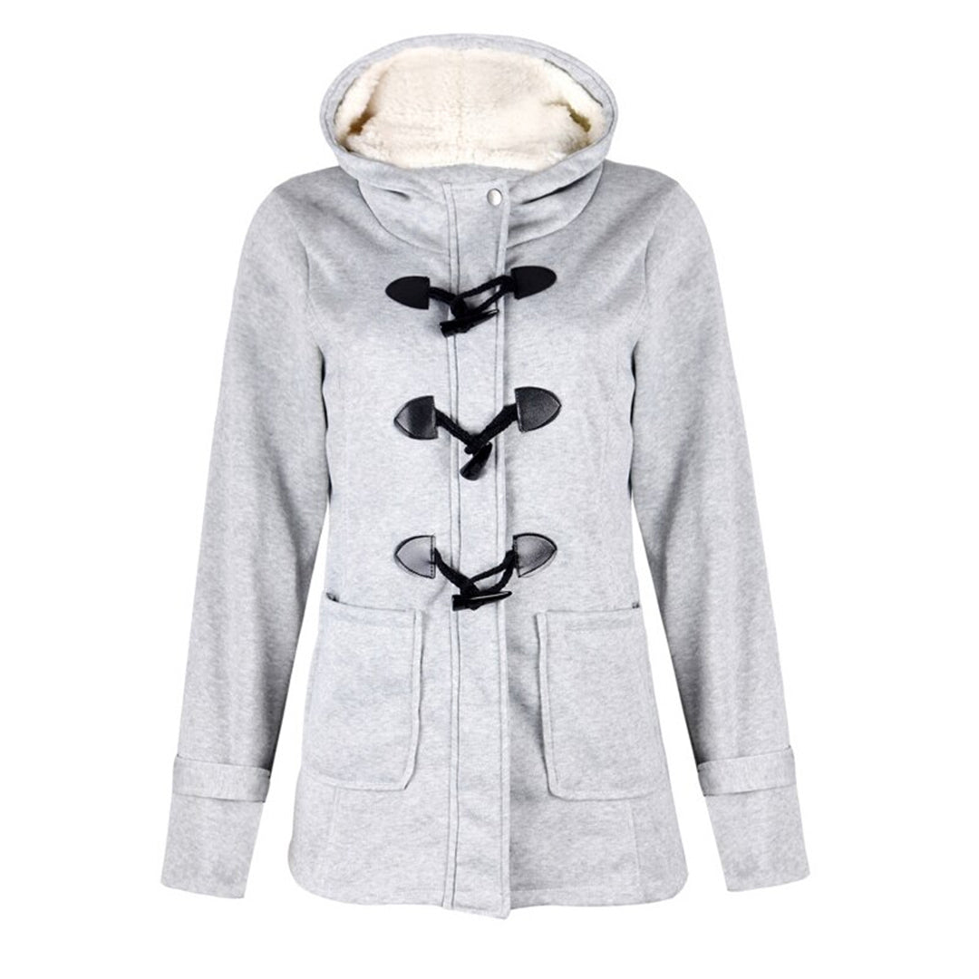 Manteau Femme Long Capuche Poches Élégant Hiver - PanierRoyale