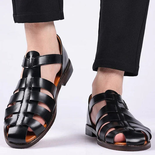 Sandales en cuir homme élégantes et confortables - BerlinGlamour