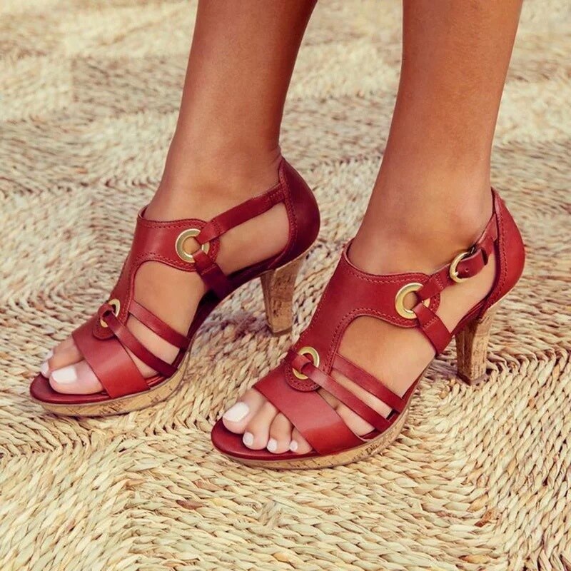 Sandales Femmes Gris Chic et Confortables