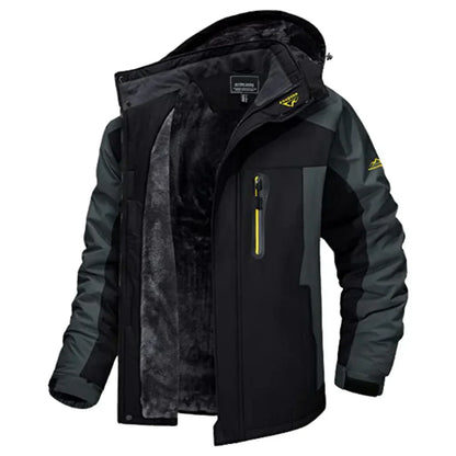 Veste Imperméable Homme avec Capuche et Manches Longues