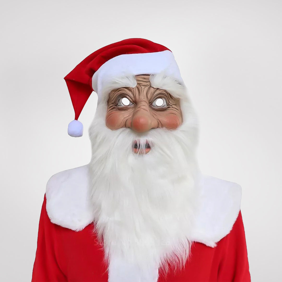 Masque Père Noël Très Réaliste et Amusant