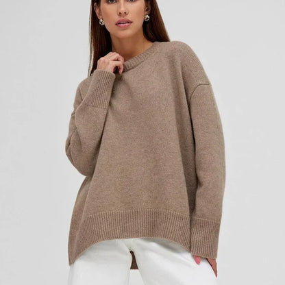 Pull Cachemire Doux Femme Hiver