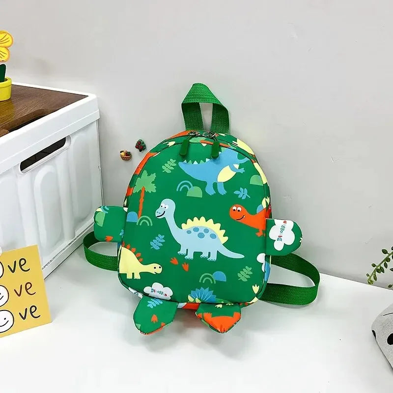 Sac à dos Enfant en Nylon Motif Dinosaure pour École Maternelle