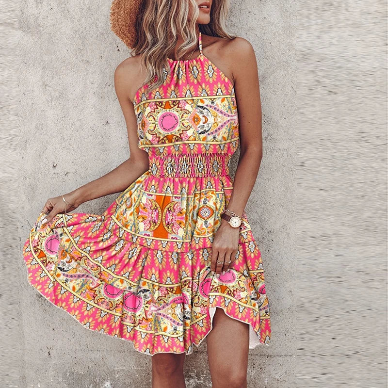 Robe Été Légère à Imprimé Floral pour Femme - PanierRoyale