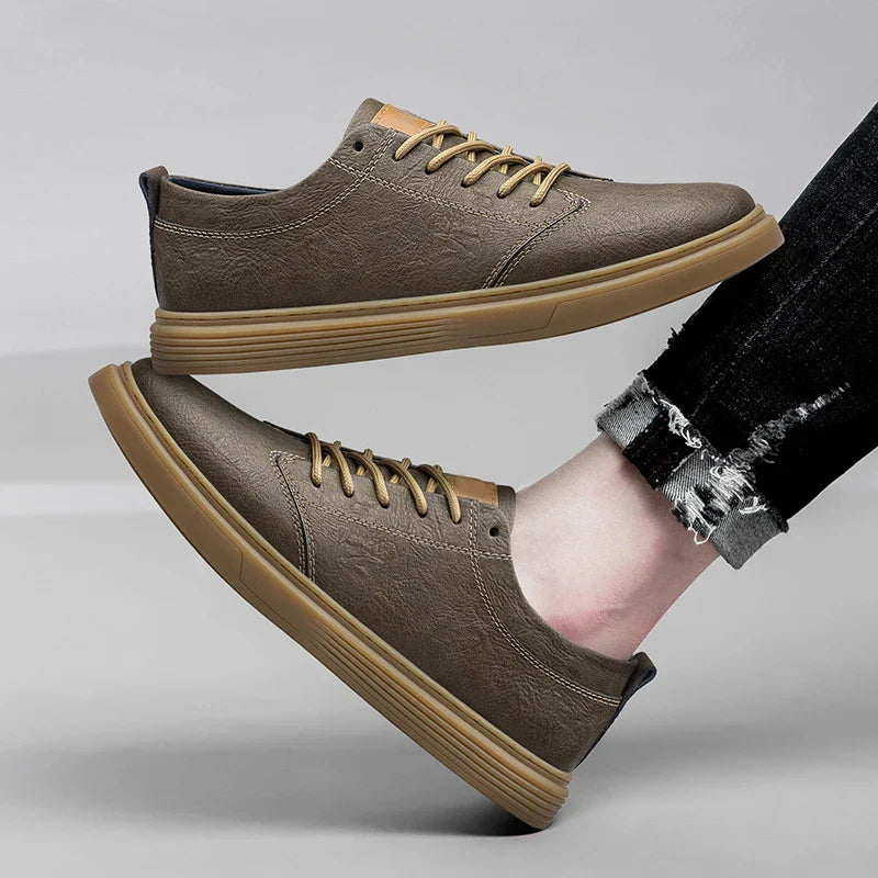 Baskets Cuir Homme de Qualité
