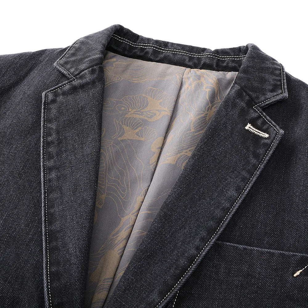 Blazer Denim Classique pour Homme