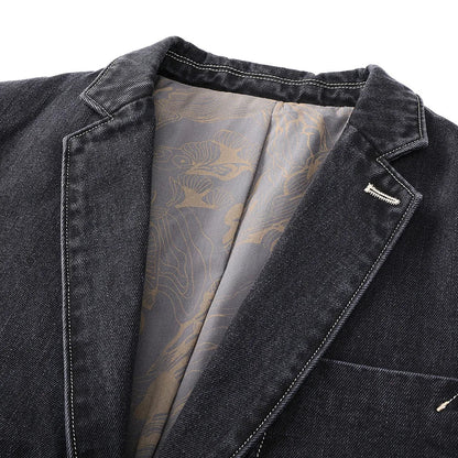 Blazer Denim Classique pour Homme