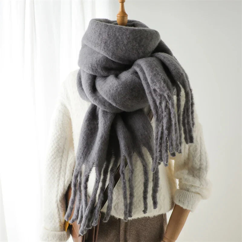 Écharpe Femme Hiver Douillette et Chaude - PanierRoyale
