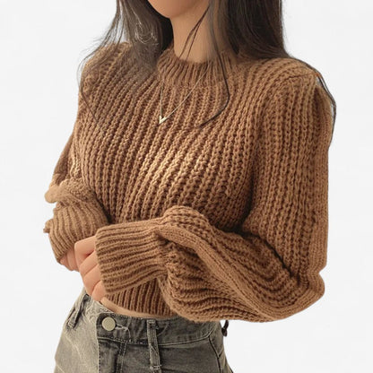 Pull Femme Confort à Manches Longues