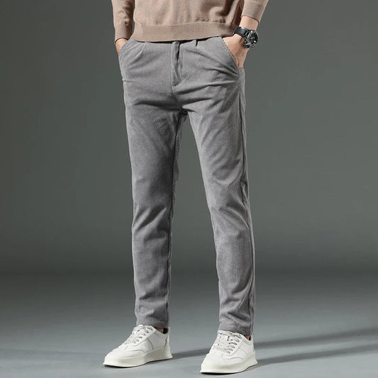 Pantalon Chino Moderne Gris Homme - BerlinGlamour