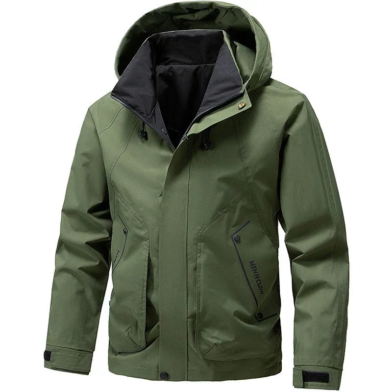 Veste de ski Homme Imperméable avec Capuche Coupe Sportive
