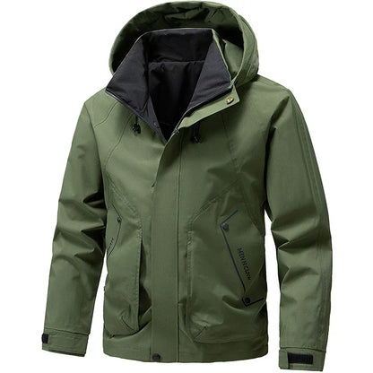 Veste de ski Homme Imperméable avec Capuche Coupe Sportive
