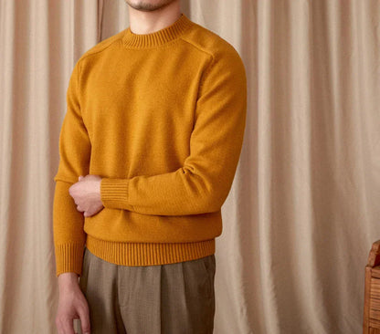 Pull Homme Hiver Chaud en Col Rond