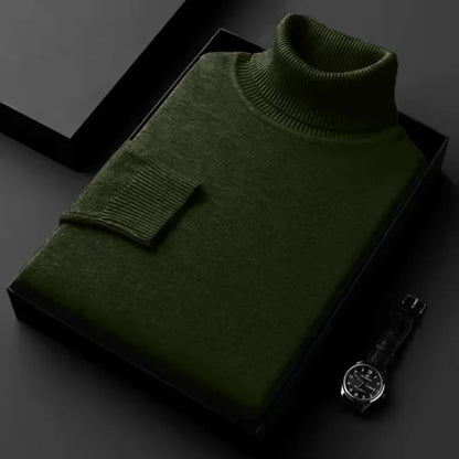 Pullover Col Roulé Chaud et Confortable