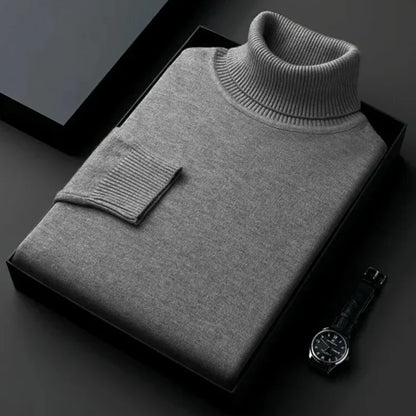 Pullover Col Roulé Chaud et Confortable