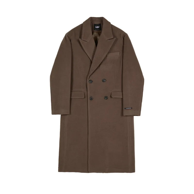 Manteau Homme Hiver Doublé avec Capuchon et Fermeture Éclair - PanierRoyale
