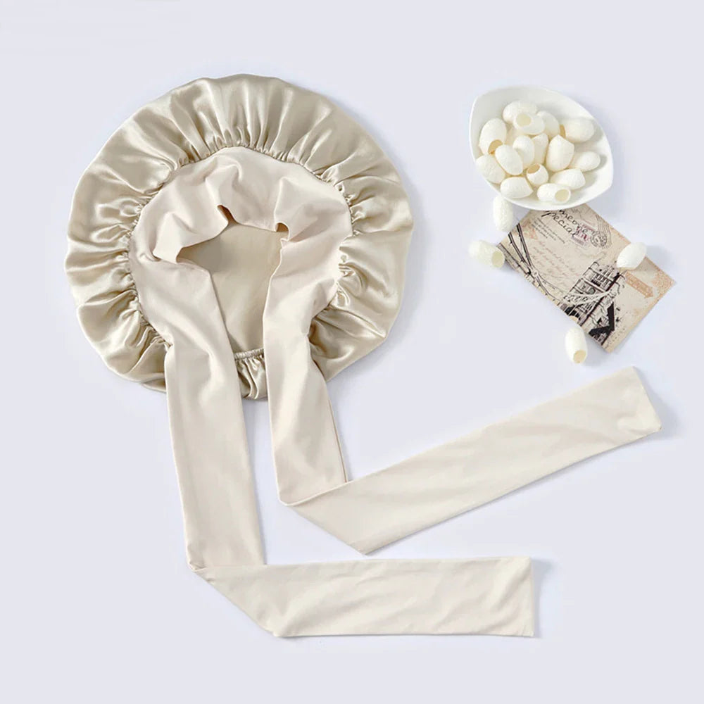 Bonnet de nuit doux et chaud en coton
