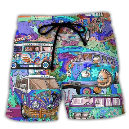 Short de bain homme imprimé couleur et ludique