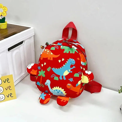 Sac à dos Enfant en Nylon Motif Dinosaure pour École Maternelle