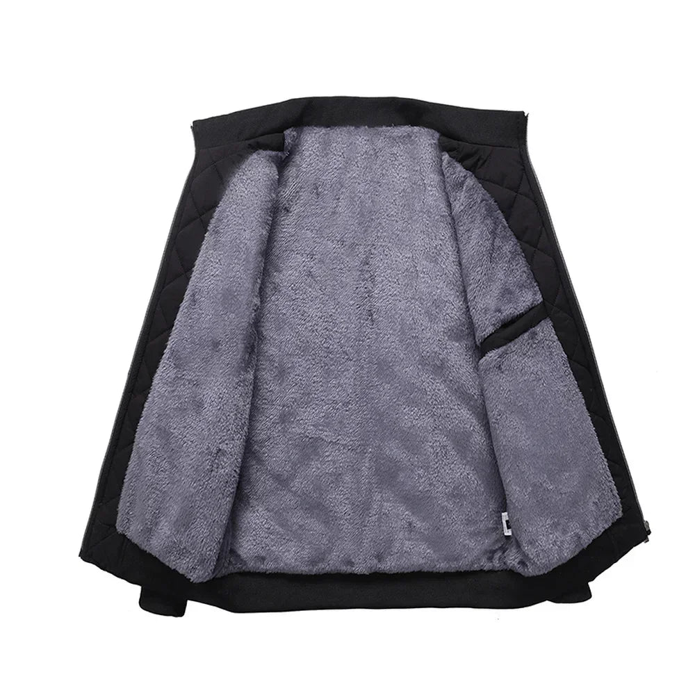 Blouson Homme Matelassé Doublé Polaire
