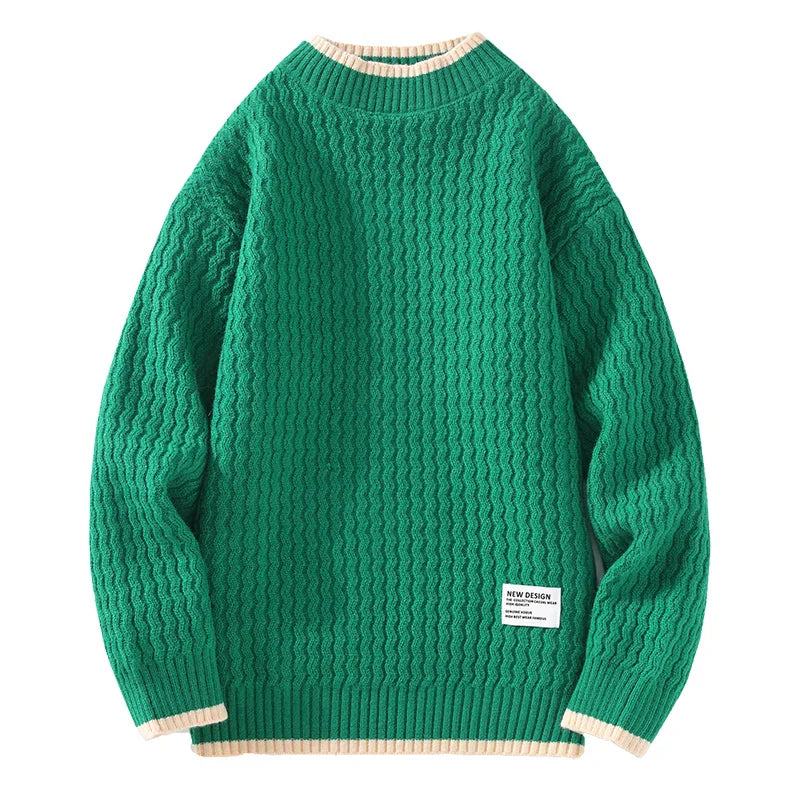 Pull en Maille pour Homme Structuré et Élégant