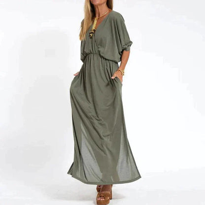 Robe Longue Femme Noir Élégante et Chic