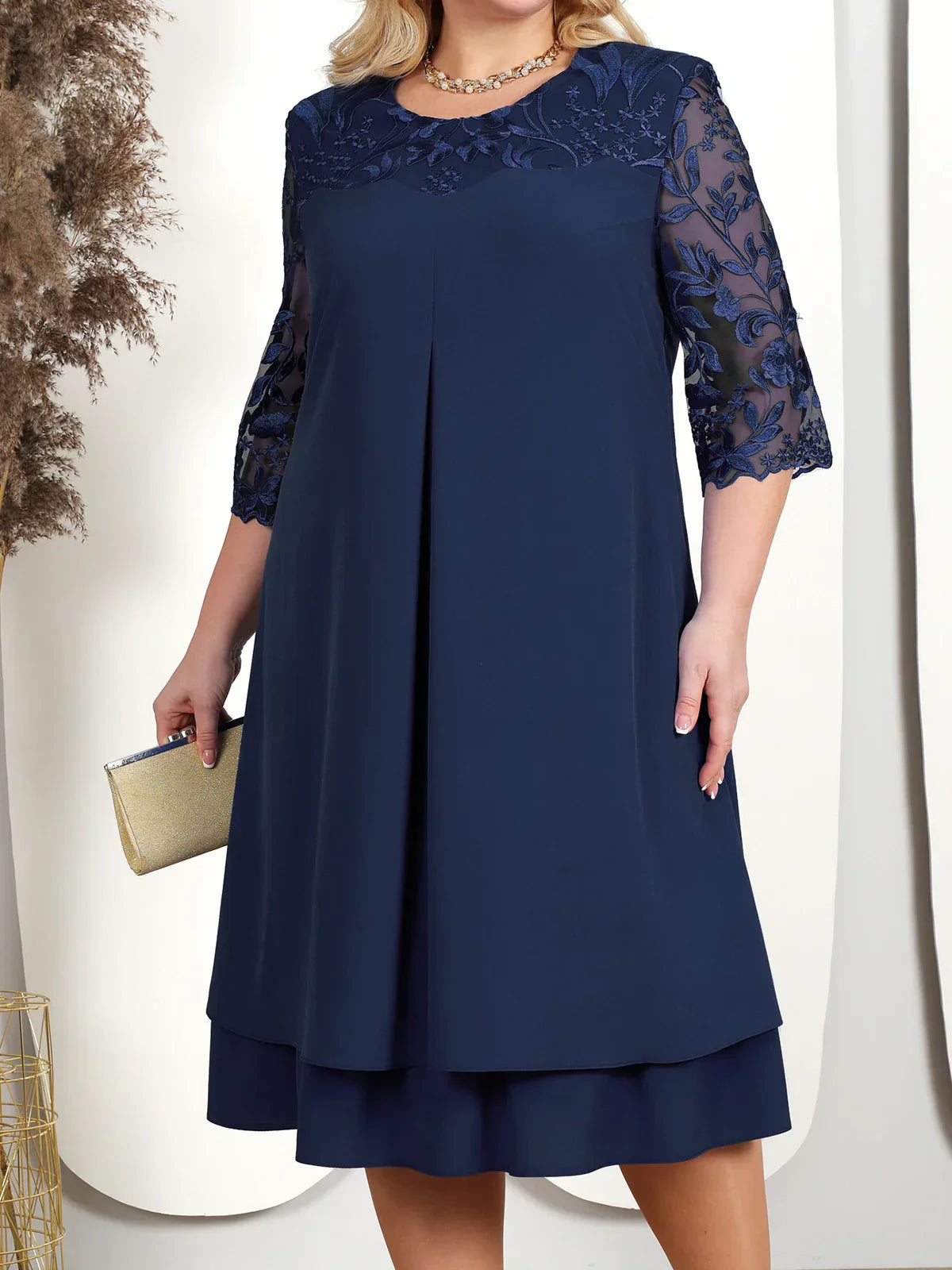 Robe du soir femme grande taille élégante et chic - PanierRoyale