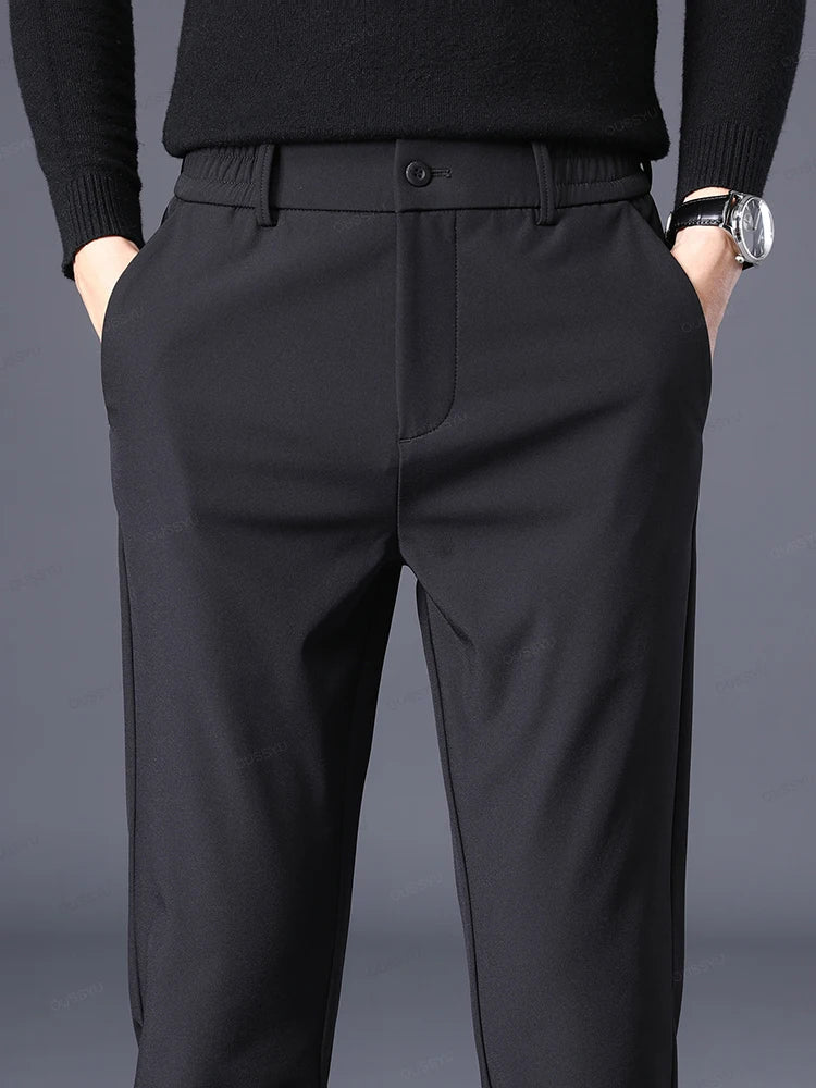 Pantalon Homme Slim Fit Moderne Noir