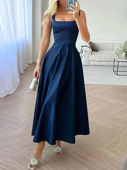 Robe Maxi Femme Coupe Longue Style Moderne