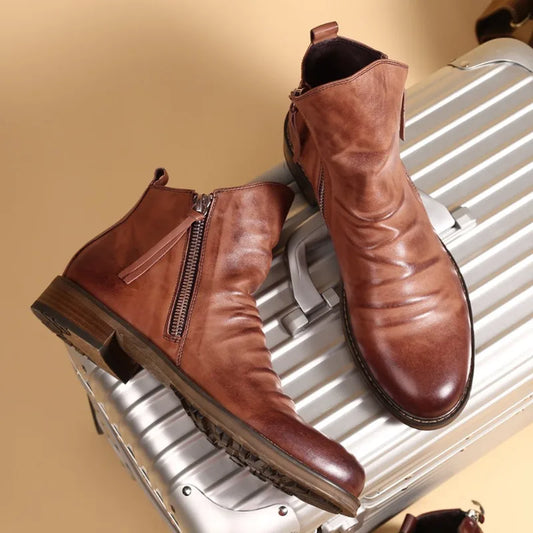 Bottines Chelsea Cuir Homme Élégantes et Confortables - BerlinGlamour