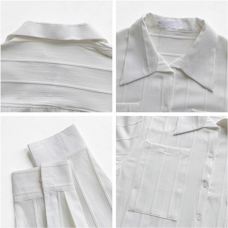 Chemise Homme Côte Lisbonne Style Décontracté