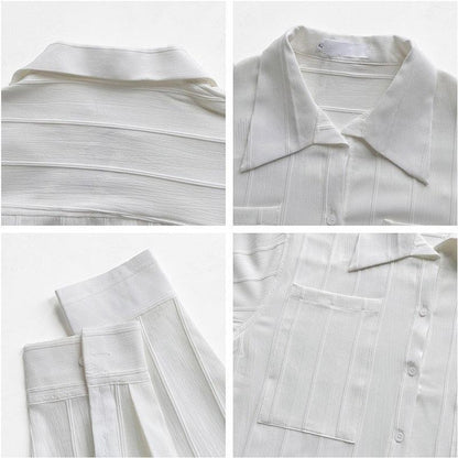 Chemise Homme Côte Lisbonne Style Décontracté