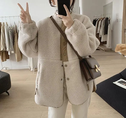 Veste Femme Hiver Élégante et Douce