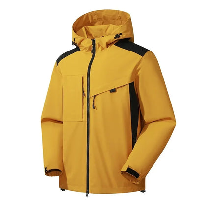 Veste de ski Homme Imperméable Capuche Confortable Coupe Casual