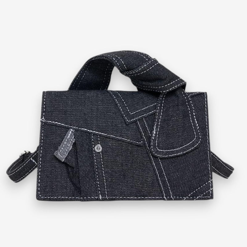 Sac à Main Jeans Décontracté avec Bretelle Adjustable
