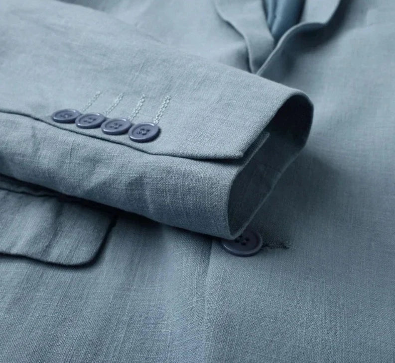 Blazer Homme Lin Élégant et Raffiné