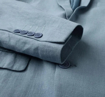 Blazer Homme Lin Élégant et Raffiné