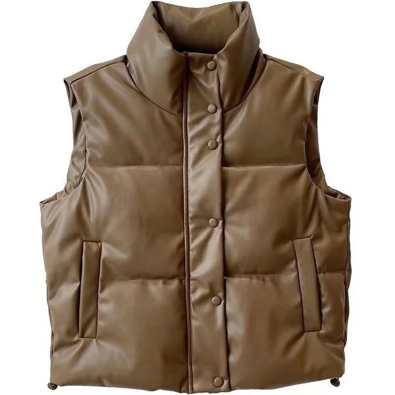 Gilet femme sans manches léger avec poches côtés