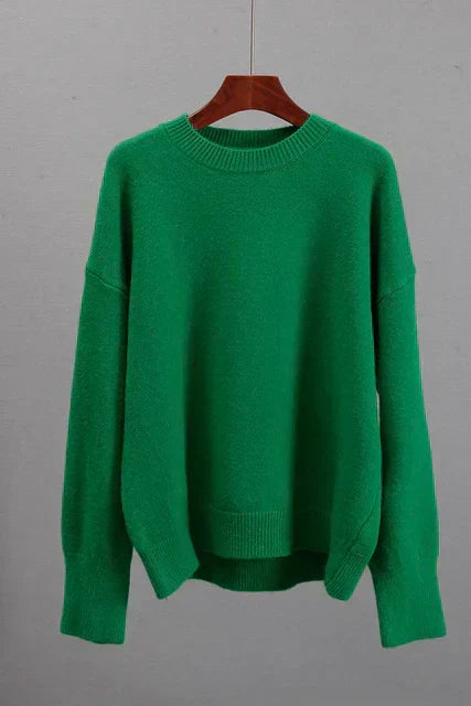 Pull Cachemire Doux Femme Hiver